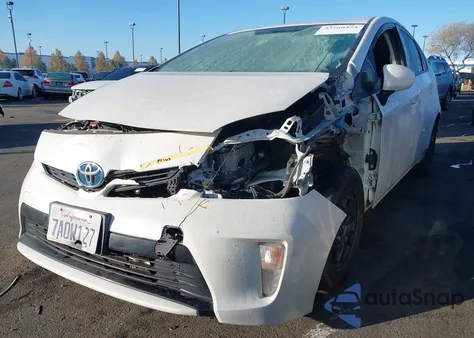 2013 Toyota Prius Two from USA, damaged, VIN JTDKN3DU8D0341905